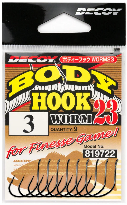 Worm 23 body hook